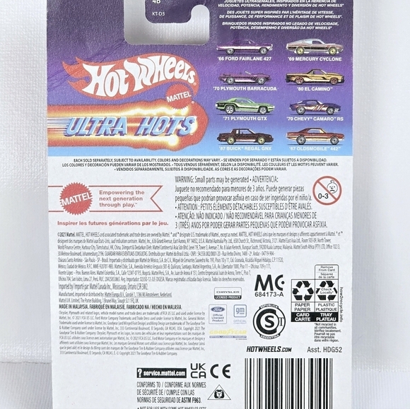 Hot Wheels Mattel Ultra Hots Diecast Toy '70 Plymouth Barracuda Car NEW - Picture 4 of 5